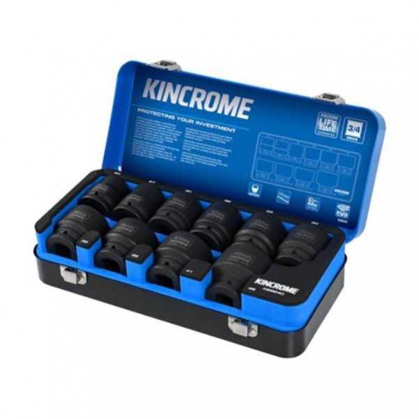 Kincrome K28240 - 10 Piece Impact  3/4 Drive Socket Set Socket Sets